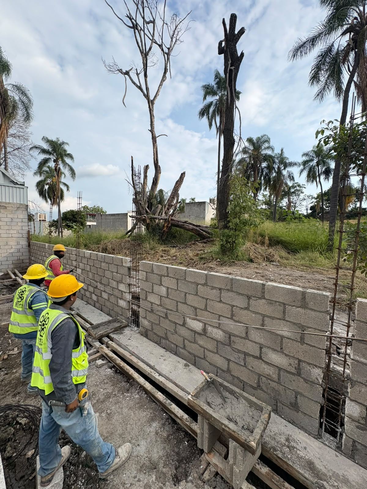 Trabajo de obra en la etapa 5, fotografía 3
