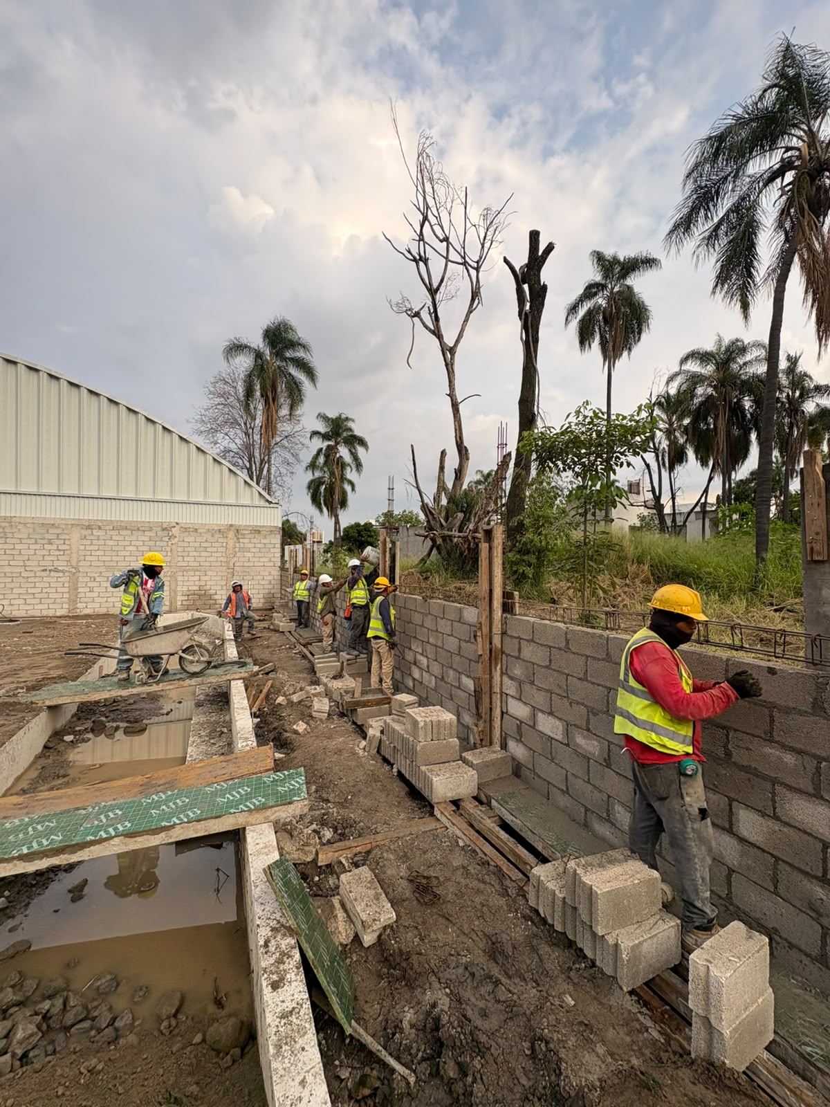 Trabajo de obra en la etapa 5, fotografía 5
